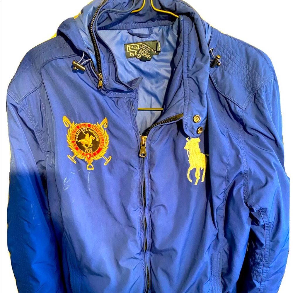 Mens L Polo Ralph Lauren full-zip Rain Snow Jacket
